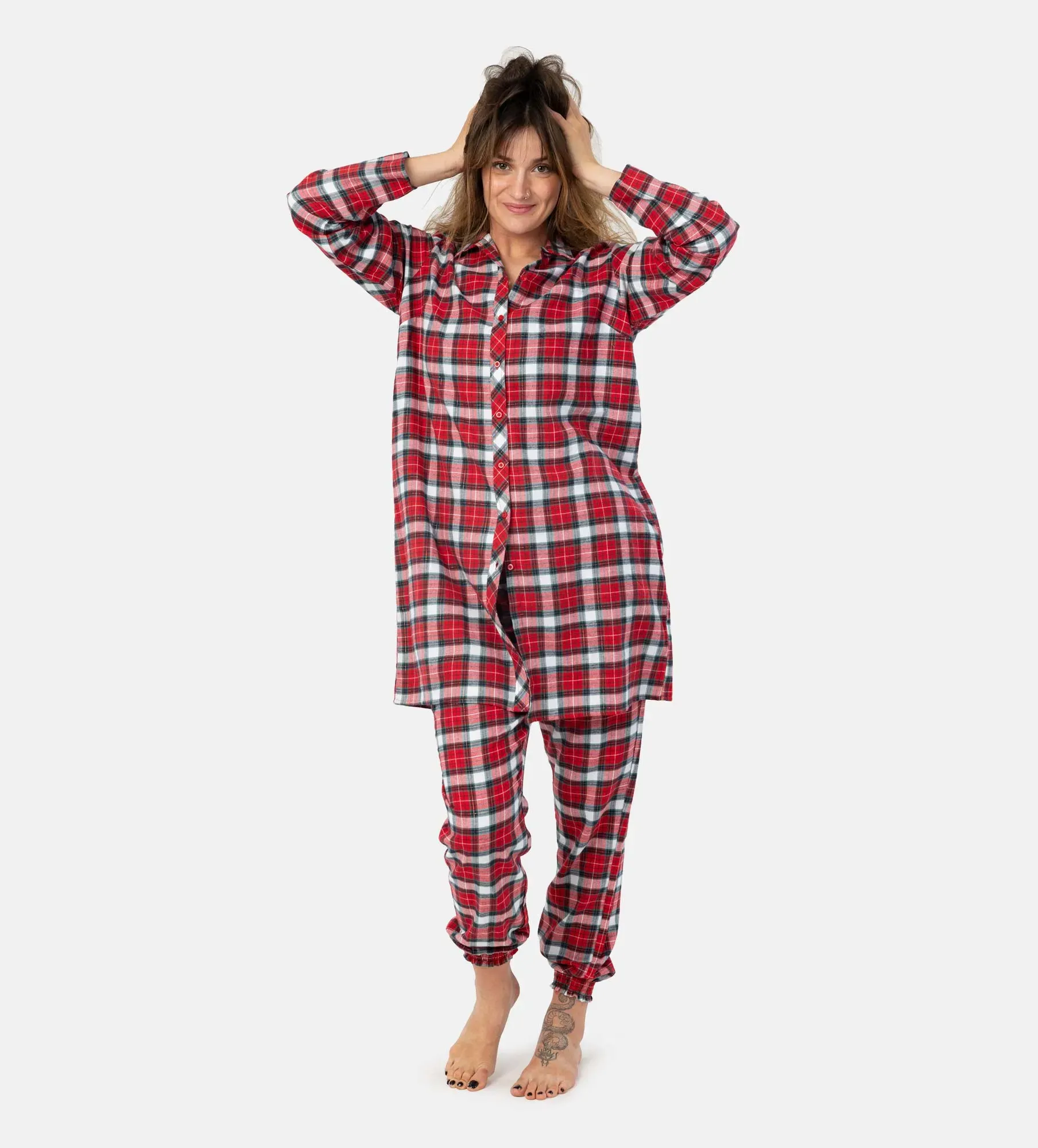 Pyjamas Lang für Damen - Nachtwäsche
