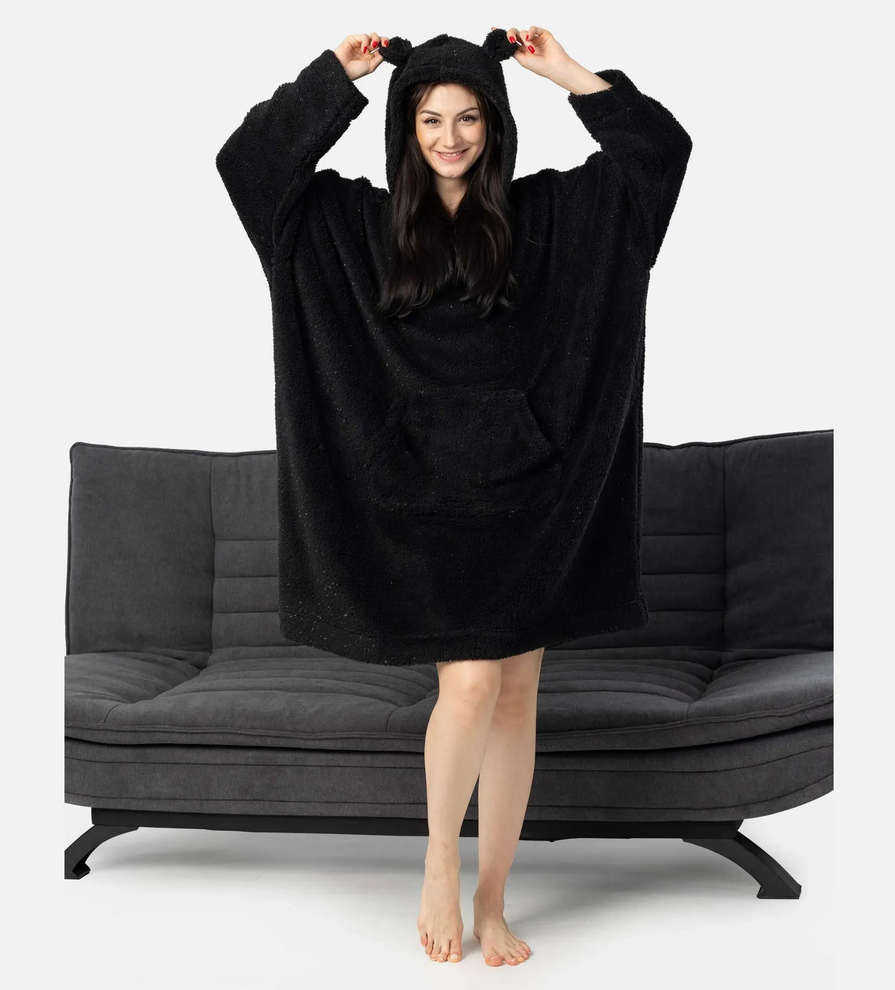 Oversized Kapuzenpullover für Damen