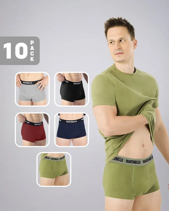 Unterwäsche Boxershorts für Herren - 10 Stück