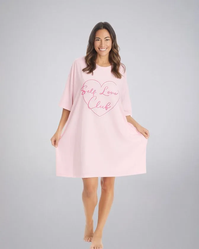 Damen-Schlafshirt im Oversize-Look