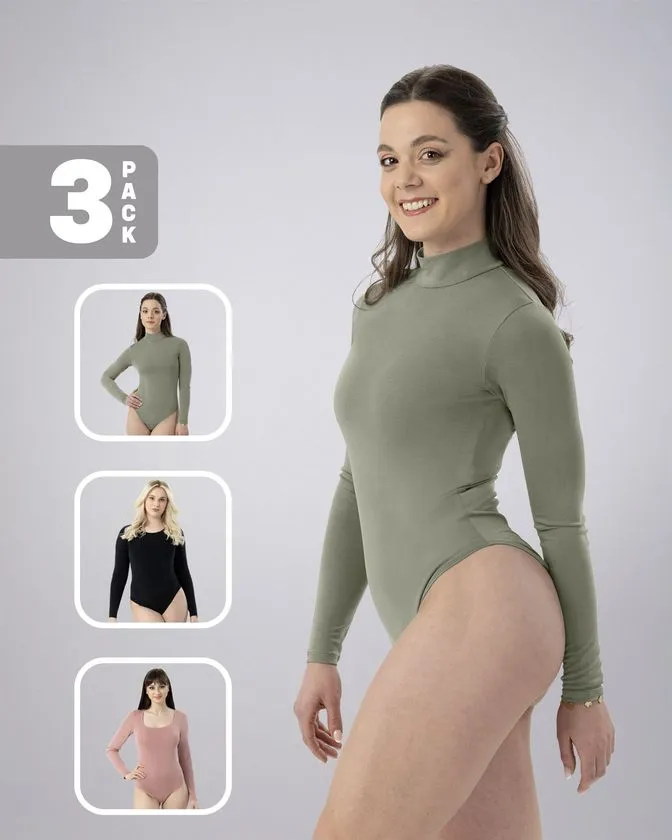 Bodys für Damen - 3 Stück