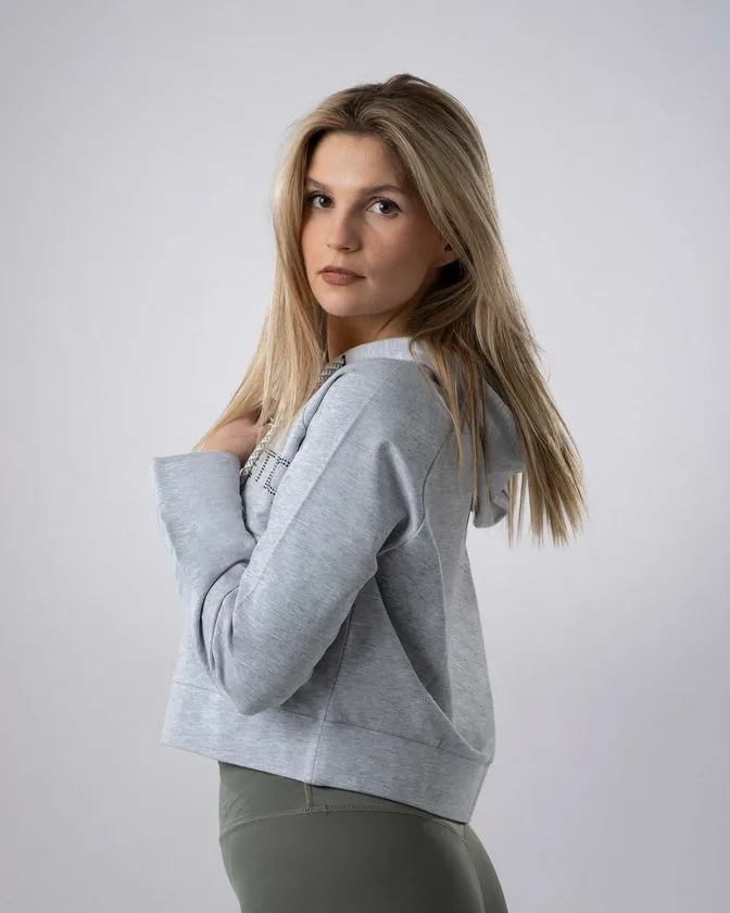 Cropped Kapuzenpullover für Damen