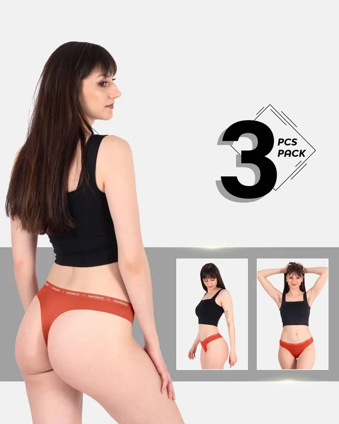 Brazilian Slips aus Baumwolle und Elastan – 3er-Pack