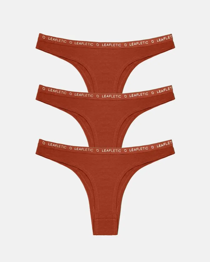 Brazilian Slips aus Baumwolle und Elastan – 3er-Pack
