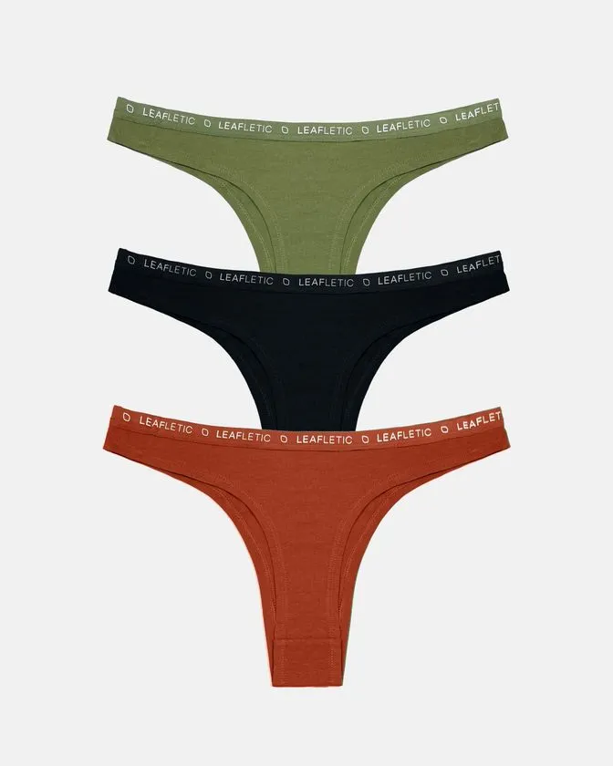 Brazilian Slips aus Baumwolle und Elastan – 3er-Pack
