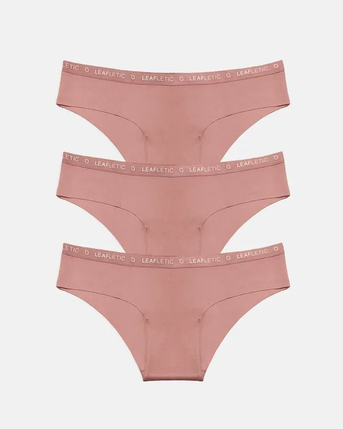 3er-Pack Hipster-Slips für Damen aus Nylon und Elasthan