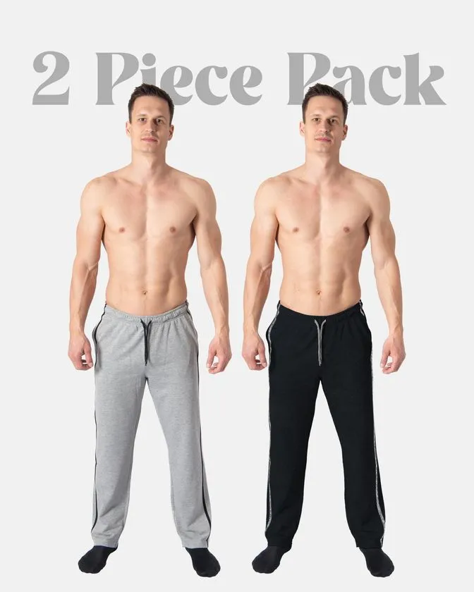 Pyjamahose für Herren - Nachtwäsche Packung mit 2 Stück