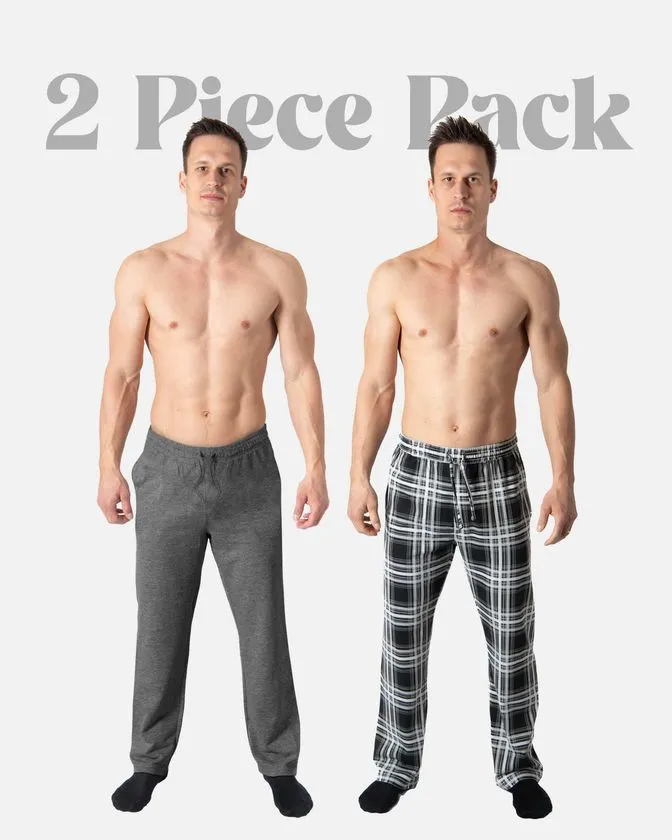 Pyjamahose für Herren - Nachtwäsche - 2 Stück