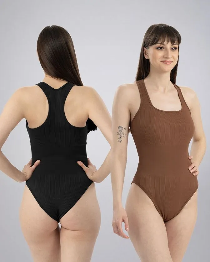 Shapewear Bodys für Damen - 2 Stück