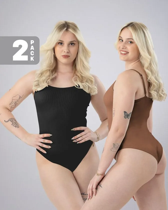 Shapewear Bodys für Damen - 2 Stück